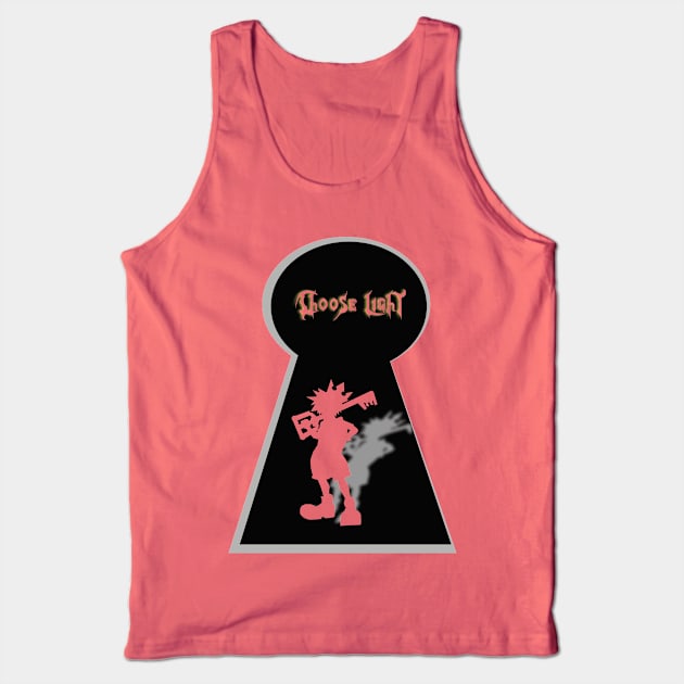 Kingdom Hearts - Choose Light (transparente) Tank Top by José Ruiz